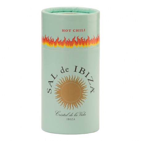 Sal de Ibiza granito con Chili (tubo de 75gr.)