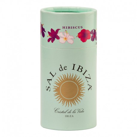 Sal de Ibiza granito con Ibiscus(tubo de 75g)