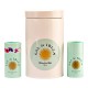 Pack Sal de Ibiza Tarro de cerámica+ Sal granito natural+Sal de Ibiscus