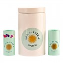 Pack Sal de Ibiza Tarro de cerámica+ Sal granito natural+Sal de Ibiscus